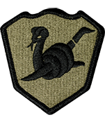 158th Maneuver Enhancement Brigade OCP Scorpion Shoulder Patch